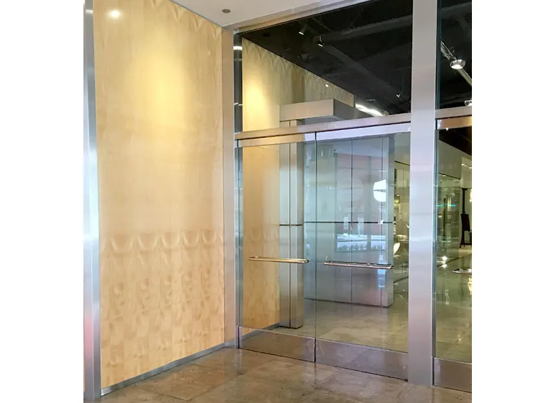 Frameless Glass Entrance Elevator Doors San Francisco