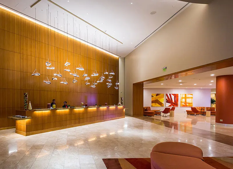 Hotels Entrance Interior Wood Designer Services
